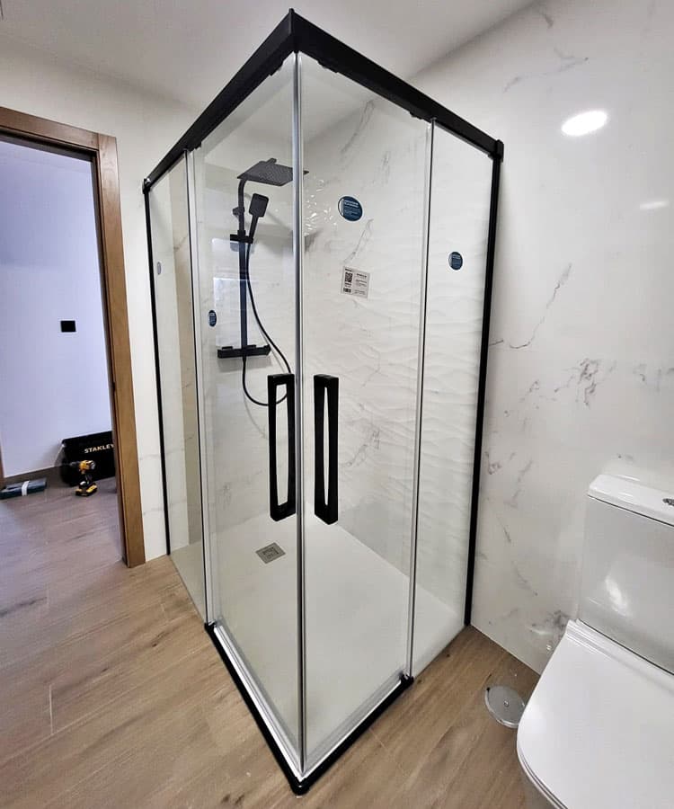 Mampara fija en Santiago