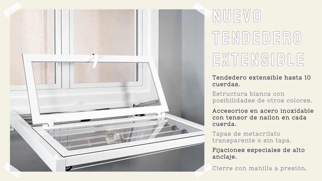 NOVEDAD! NUEVO TENDEDERO EXTENSIBLE - NOVEDADES