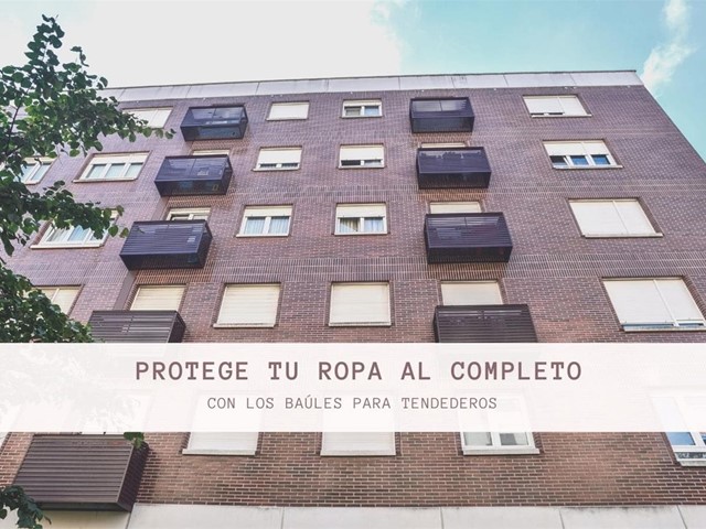 PROTEGE TU ROPA AL COMPLETO CON LOS BAULES PARA TENDEDEROS