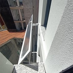 Tendedero de exterior abisagrado